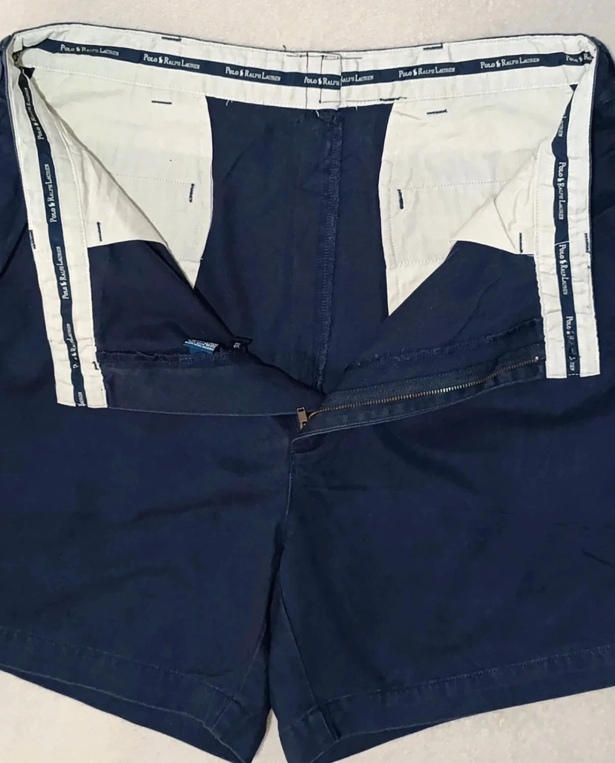 Navy blue Polo Ralph Lauren Vintage chino shorts Size 38 – photo 3